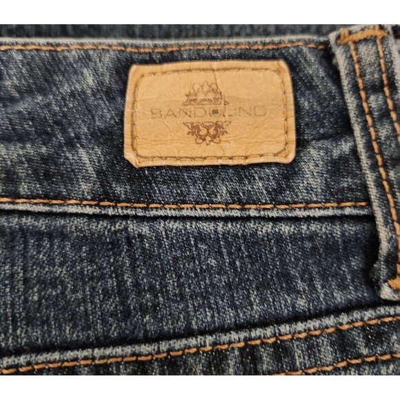 Bandolino Mandie Straight Leg Jeans Mid-Rise Dark Wash Blue Womens Size 12 EUC - Picture 10 of 12